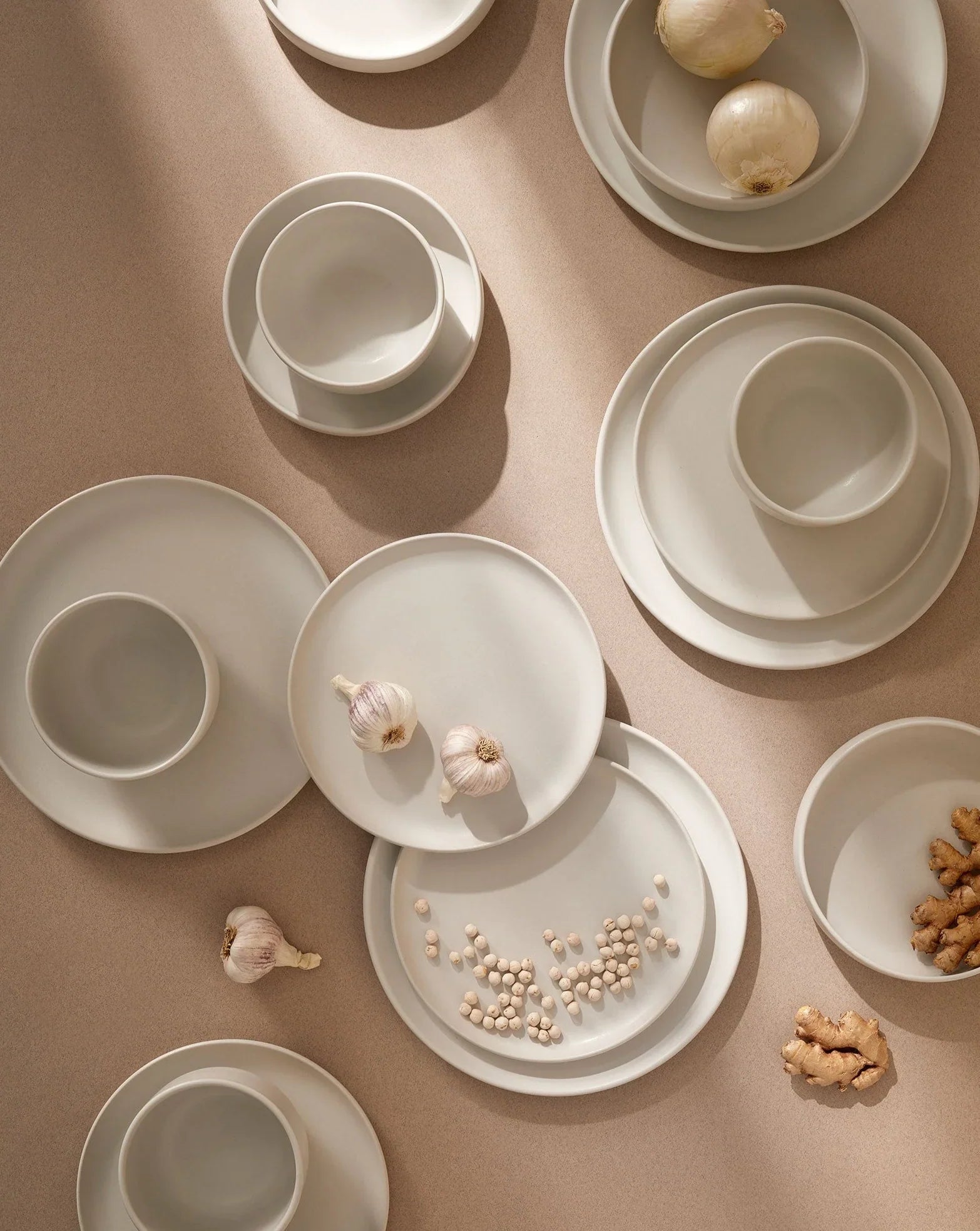 S/4 Tunisian Side Plate - Matte White
